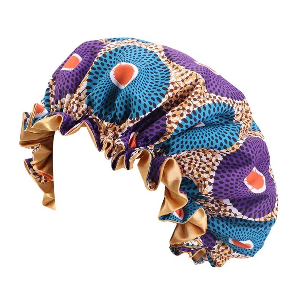 Multi Print Hair Bonnet